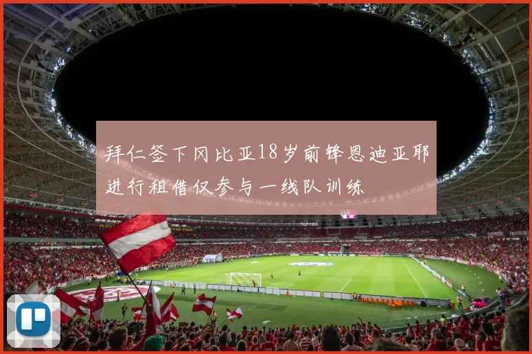 拜仁签下冈比亚18岁前锋恩迪亚耶进行租借仅参与一线队训练