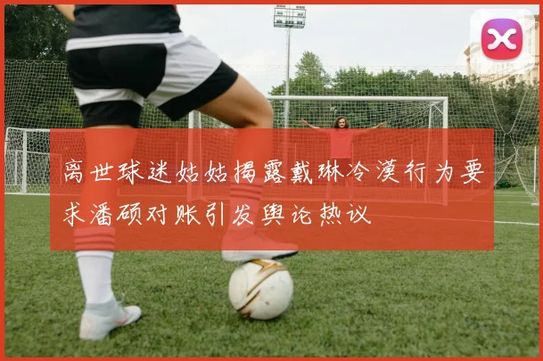 离世球迷姑姑揭露戴琳冷漠行为要求潘硕对账引发舆论热议