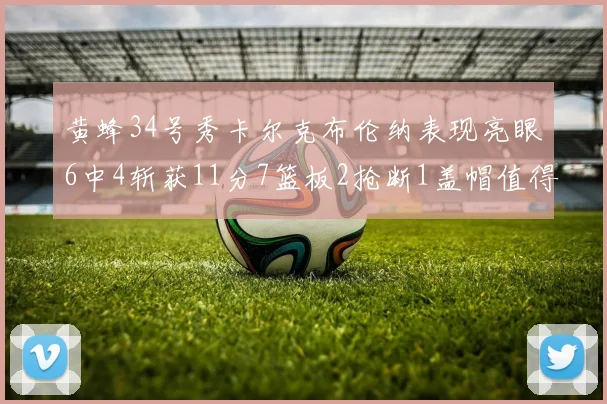 黄蜂34号秀卡尔克布伦纳表现亮眼6中4斩获11分7篮板2抢断1盖帽值得期待